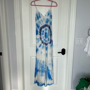 Dannijo blue tie dye dress. New without tags. Size L